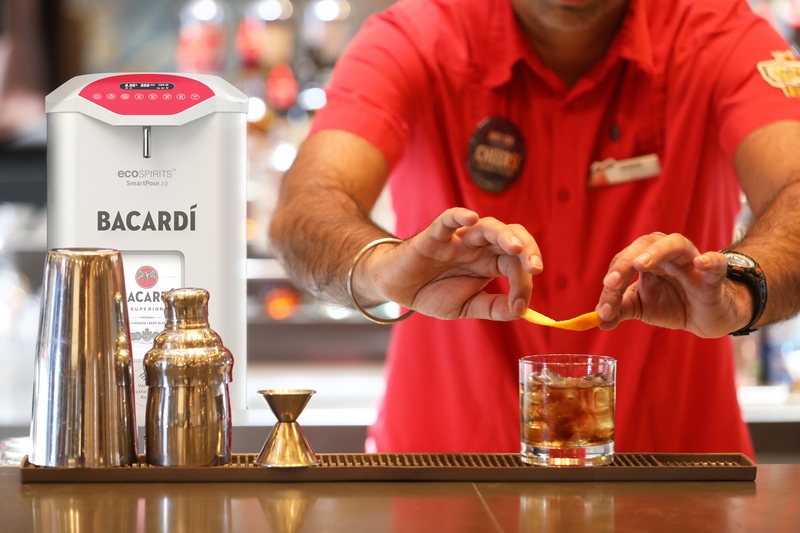 Carnival Cruise Line Introduces Reusable Containers for Bacardi Rum
