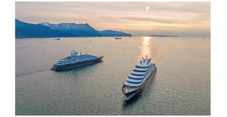 Scenic Ships Meet in Greenland