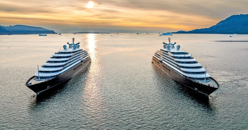 Scenic Ships Meet in Greenland