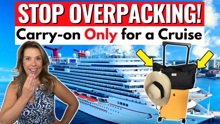 Tips and Hacks for Packing Carry-On Only for a Cruise
