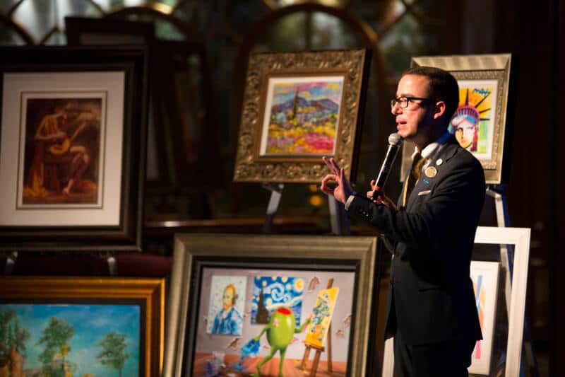 How To Attend Exclusive Onboard Art Auctions