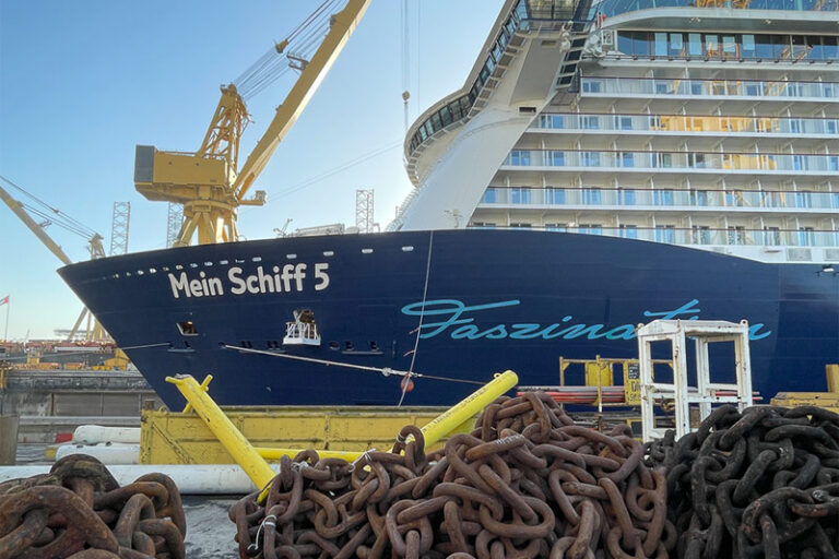 Mein Schiff 5 Resumes Service After 12-Day Drydock